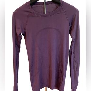 Lululemon Athletica Deep Purple Long Sleeve Top